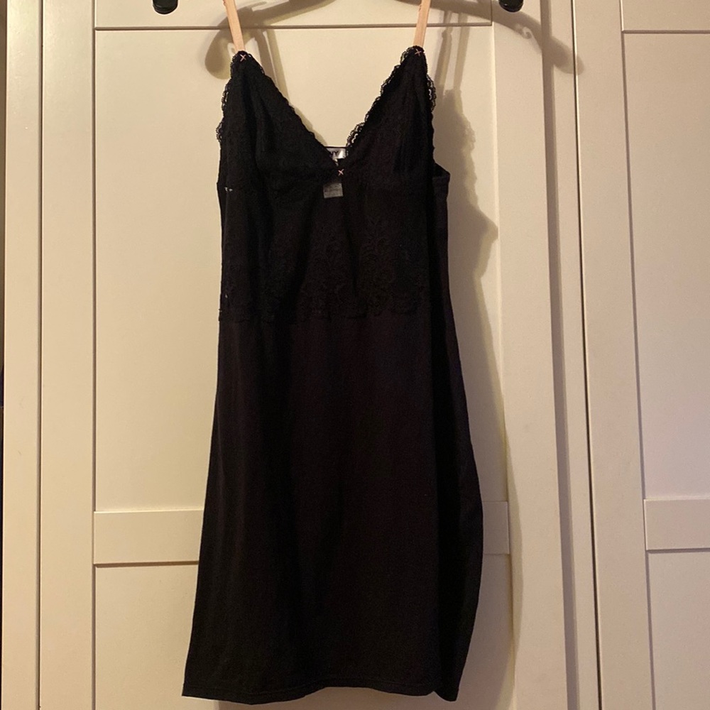 DKNY Large black slip nightie vintage circa 2000